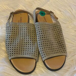 Barbara Barbieri Women's  Slingback Sandals Size 8 Casual Perforated